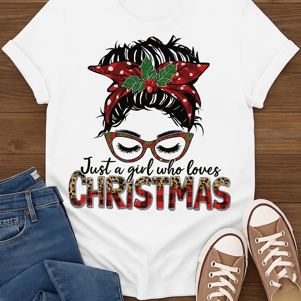 White Christmas Graphic T-Shirt